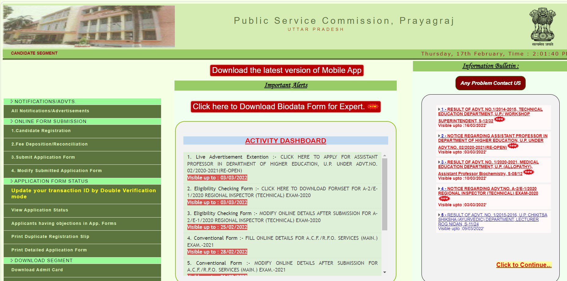 UPPSC Assistant Professor 2020 Online Form 2022 ReOpen » ResultLives