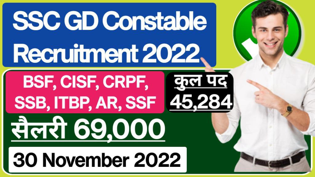 Ssc gd constable recruitment 2022