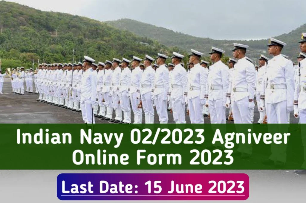 Indian navy ssr & mr agniveer 02/2023 online form 2023