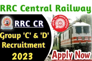 Central railway group ‘c’ and group ‘d’ online form 2023