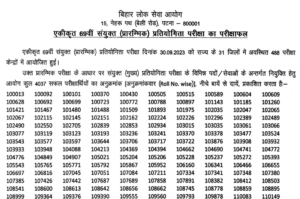 Bihar bpsc 69th prelims (pt) exam result 2023