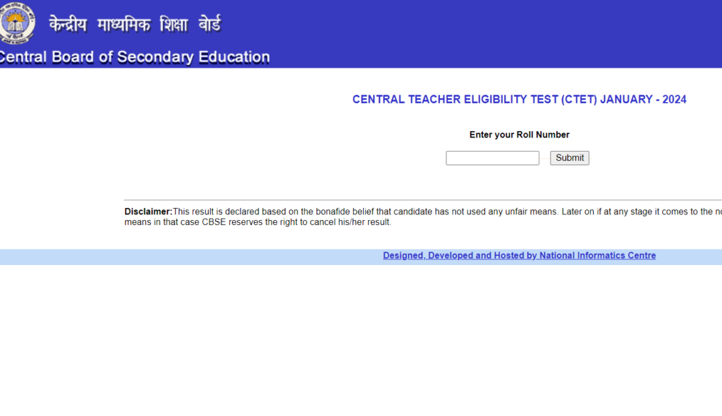 Ctet january 2024 result declared now