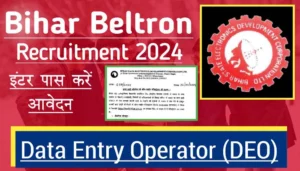 Bihar beltron deo recruitment online form 2024 (data entry operator)