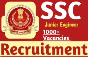 Ssc je recruitment 2024 online form notification out