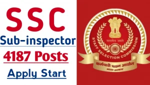 Ssc sub inspector delhi police and capf online form 2024