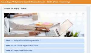 Navodaya vidyalaya non-teaching post recruitment 2024