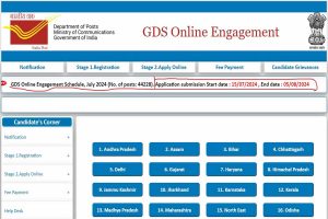 India post office gds recruitment july 2024 for 44228 posts online form