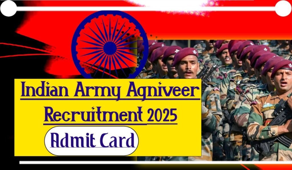 Indian Army Agniveer Admit Card 2025 Out, Instructions with Exam Hall Ticket, How to Check, Exam Related All Important Dates Available -Overall All