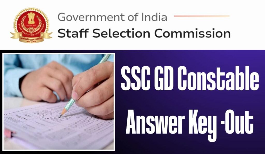 SSC GD Constable 2024 Answer Key 2024 Out, How to Download, Objection Online, Direct Uttar Kunji Link, Direct link to Download