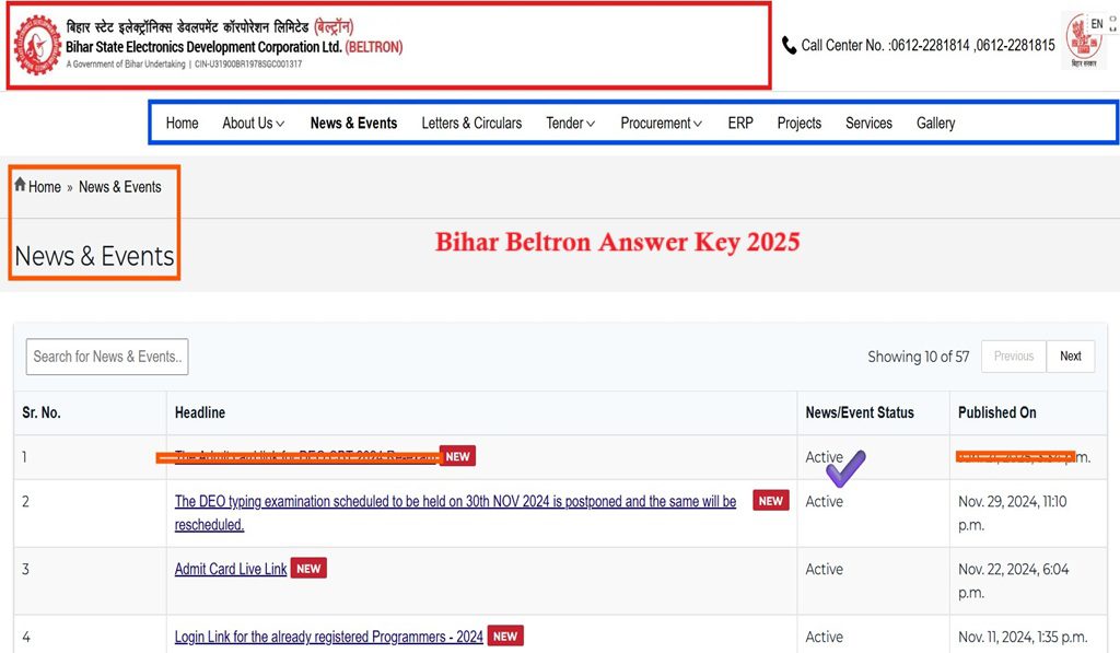 Bihar Beltron DEO Exam Answer Key 2025 -OUT, How to Download Answer Key, Objection Answer Key, Direct Link to Download Answer Key