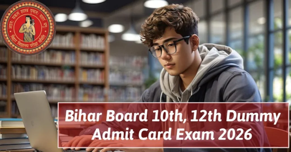BSEB Bihar Board 10th, 12th Dummy Admit Card Exam 2026 - How to Download D Hall Ticket, Direct Link for Check, Visit Here Official Website! 2 BSEB Bihar Board 10th, 12th Dummy Admit Card Exam 2026