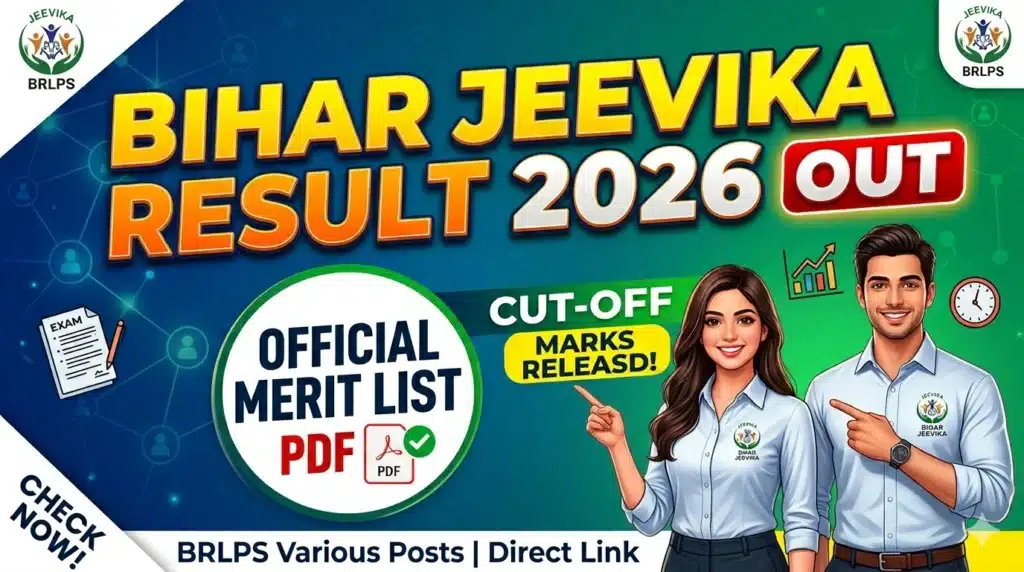 Bihar Jeevika Result 2026 Out with Cut-off Marks