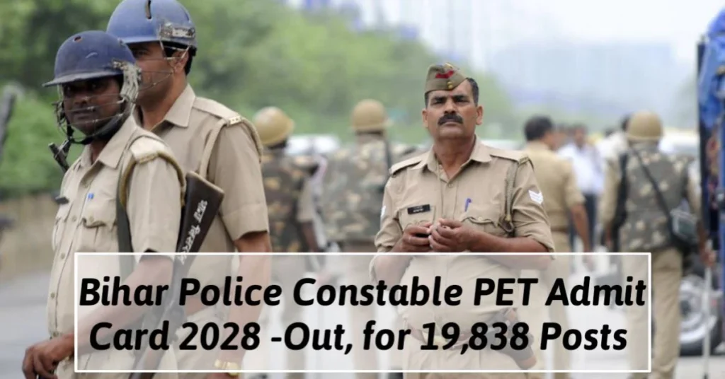 Bihar Police Constable PET Admit Card 2025 -Out for 19838 Posts, Check Admit Card Here, How to Download Hall Ticket! 2 Bihar Police Constable PET Admit Card 2025