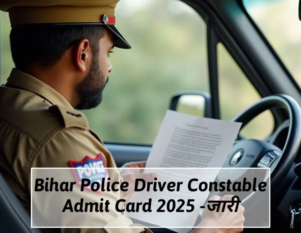 Bihar Police CSBC Driver Constable Admit Card 2025-Out, Check Exam City, Date with Time, How to Download Hall Ticket! 2 Bihar Police CSBC Driver Constable Admit Card 2025