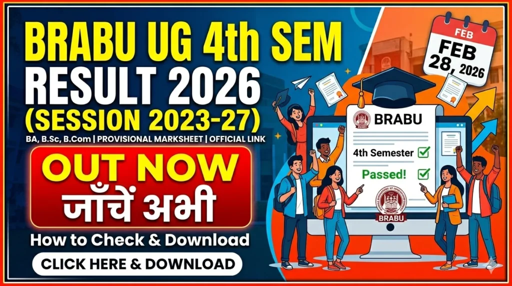 Brabu ug 4th Semester Result 2023-27 Held on December 2025 2 Brabu ug 4th Semester Result 2023-27