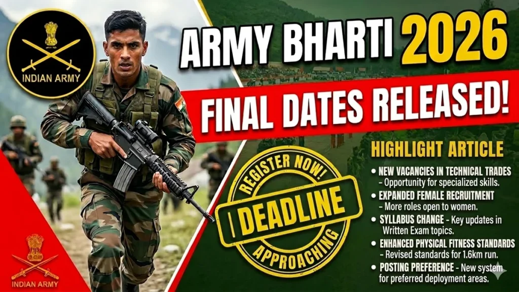 Indian Army Agniveer CEE Online Form 2026