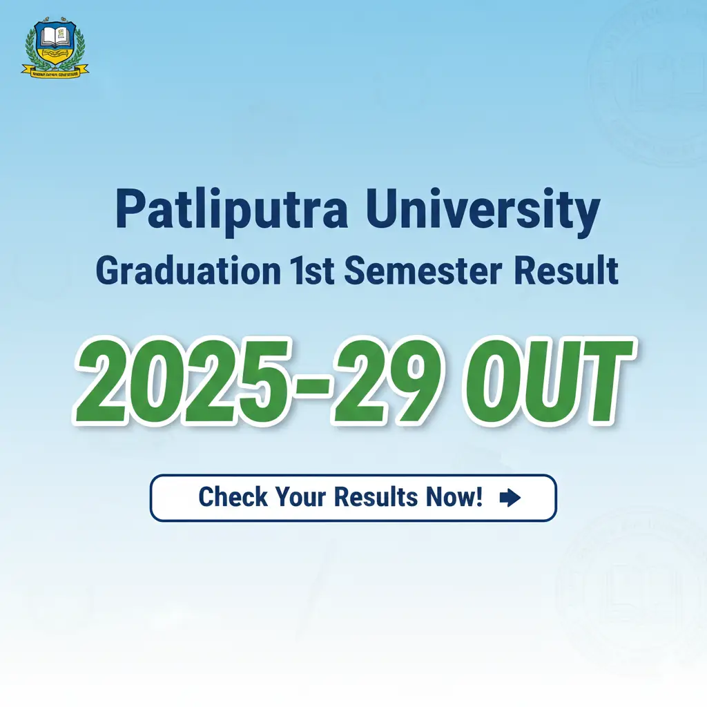 PPU BA BSC BCOM Sem 1 Result 2025-29 is Out