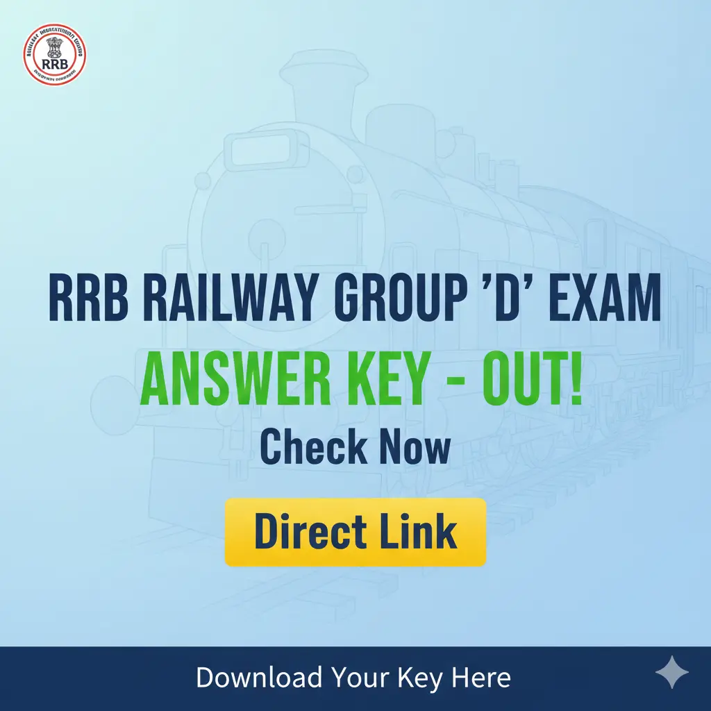 Railway Group D Answer Key 2026 -Check Now