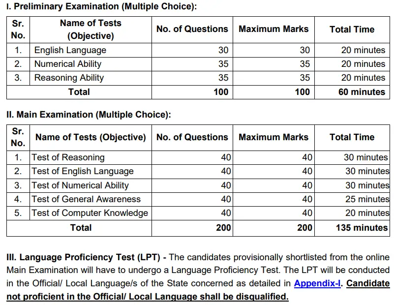 rbi office assistant exam pattern 2026 apply online